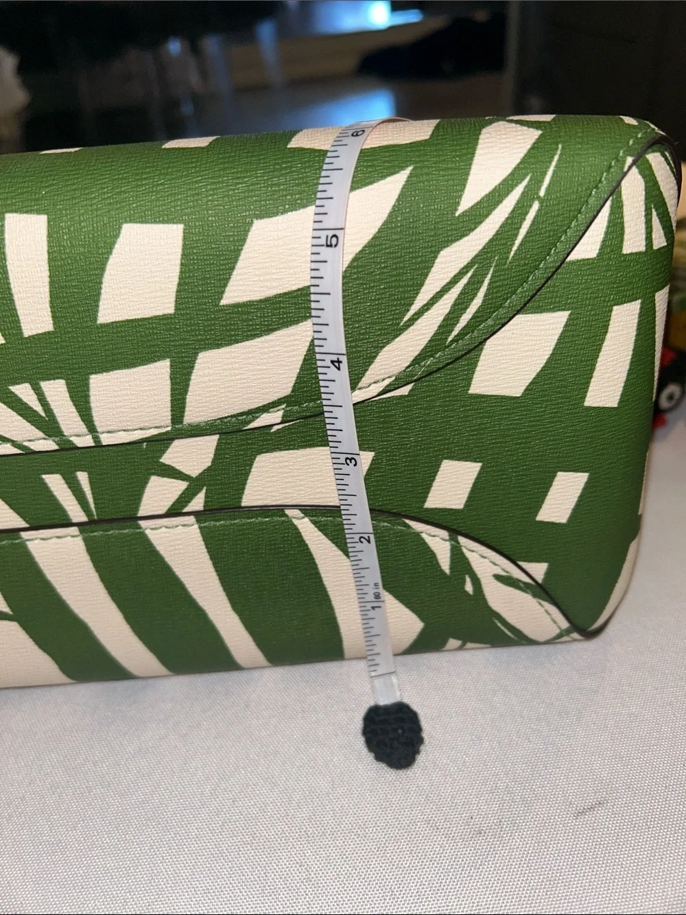 Kate Spade Palm Fronds SET Large Tote, Wedge Slides sz 7, & Apple Watch Band EUC